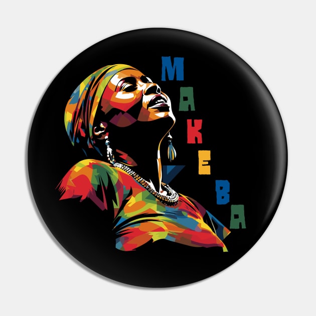 Miriam Makeba - Original Design Pin by DankFutura