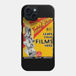 70s vintage verichrome film Phone Case