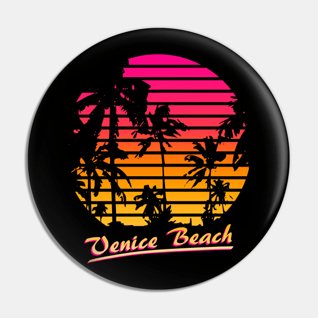 Venice Beach Pin by Nerd_art