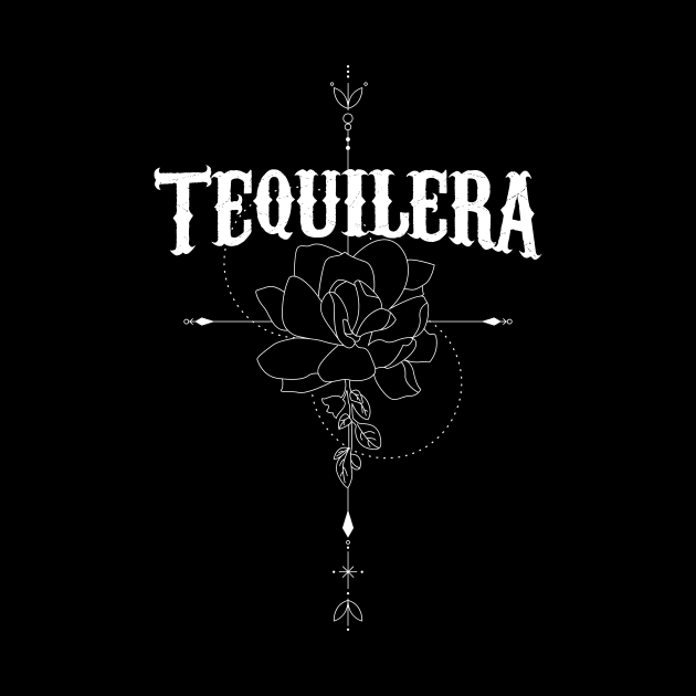 Tequilera - Flower - Tattoo design by verde