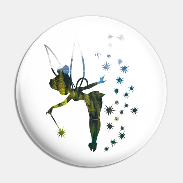 Mountains/Nature Tinkerbell Pin by ijsw