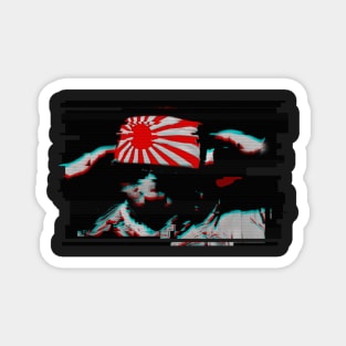 Glicht art Japanese Kamikaze pilot Magnet