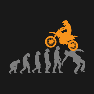 Motocross Evolution Dirt Bike Motorcycle Lover T-Shirt