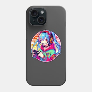 Gaming addict gamer girl Phone Case