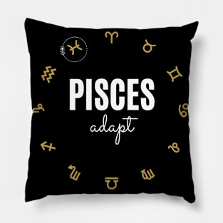 Pisces Zodiac Horoscope Pillow