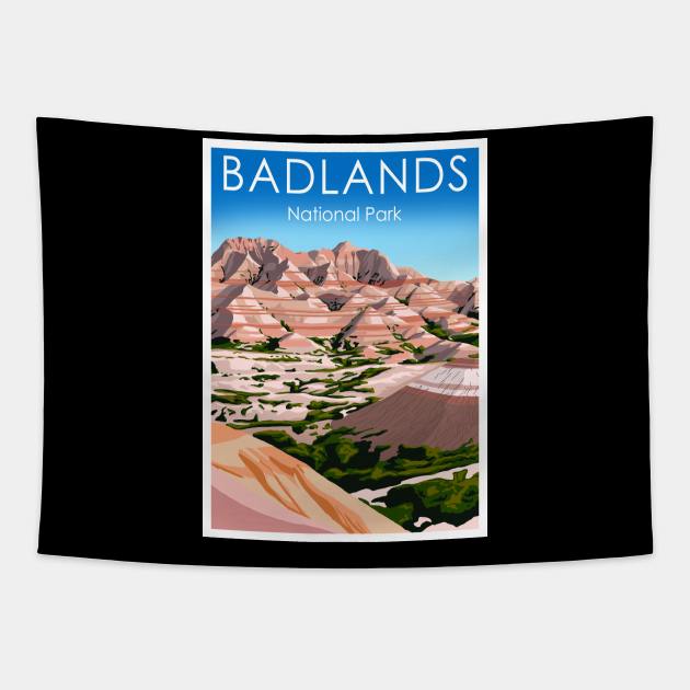 Badlands Tapestry by Omega Art