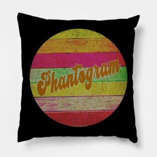 vintage phantogram Pillow