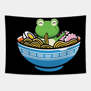 Ramen Frog Tapestry