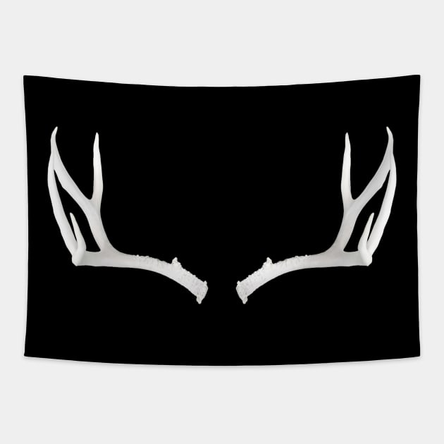 Typical Mule Deer Set Logo Only Tapestry by TroutOutdoors