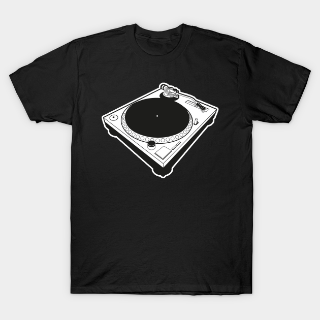 Turntable Dj. - Vinyl Record - T-Shirt | TeePublic