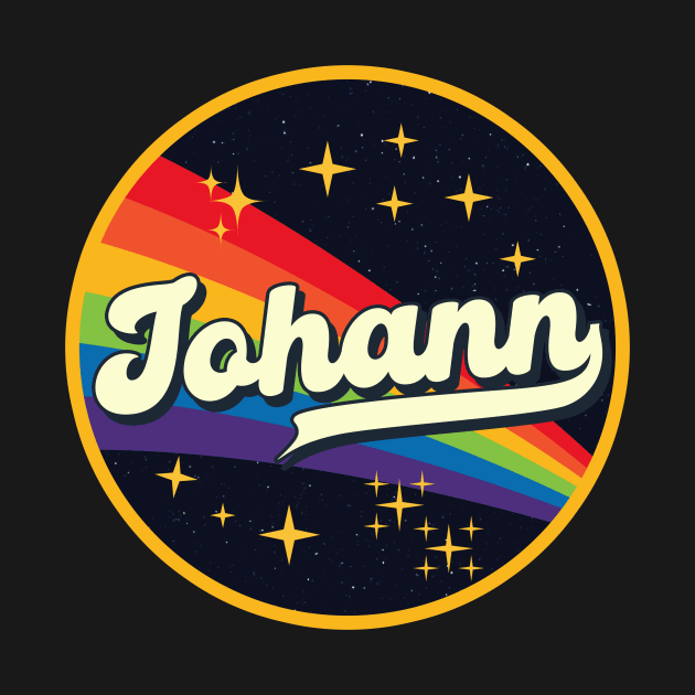 Johann // Rainbow In Space Vintage Style by LMW Art