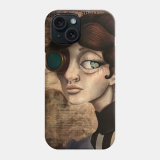 The Robotic Girl (Borderless Version) Phone Case