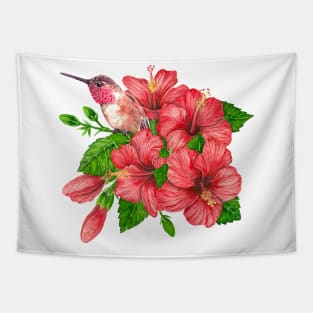 Tropical bouquet Tapestry