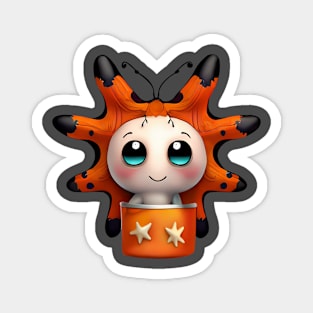 Orange is the New Black Ladybug Starfish Magnet