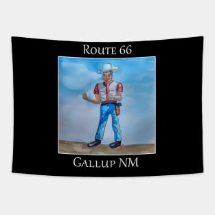 Muffler man statue along Route 66 in Gallup New Mexico Tapestry