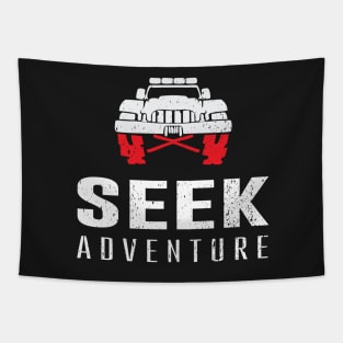 Seek Adventure Off Road Jeep 4X4 Tapestry