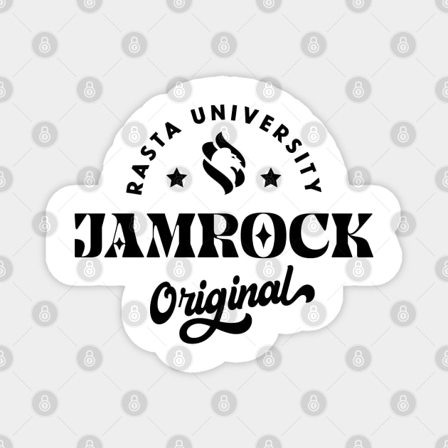 Rasta University Jamrock Original Reggae Magnet by rastauniversity