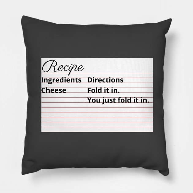 Fold It In Pillow by Designed By Poetry