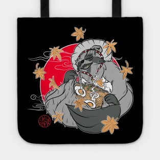 Tanuki and Japanese ramen Tote