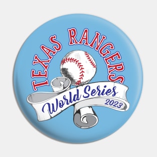 Texas Rangers World Series 2023 Pin