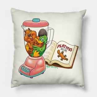 Platypus Recipe Pillow