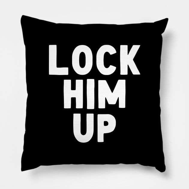 Lock Him Up Pillow by benjaminhbailey