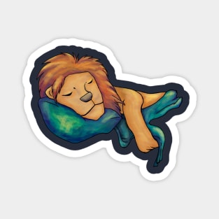 Sleeping Lion Magnet