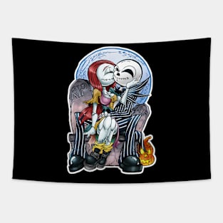 Romance the Nightmare Before Xmas Tapestry