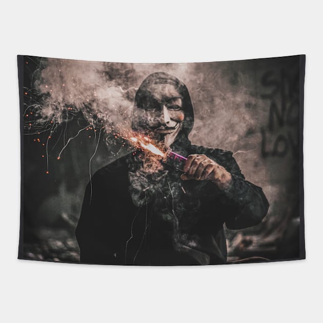 Smok Backgrounds Tapestry by Drmb