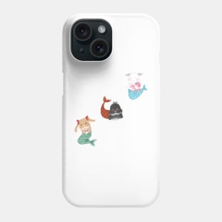 Mermaid Bunny BSC Diagonal Right | Bailey Sean Claude x Bunniesmee Phone Case