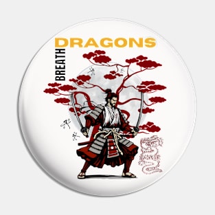 Dragons Breath Samurai "Dragonfly Master" Pin