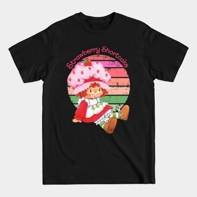 Vintage Cute Strawberry - Strawberry Shortcake - T-Shirt