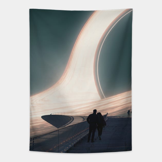 Galactic Walk Tapestry by DreamCollage