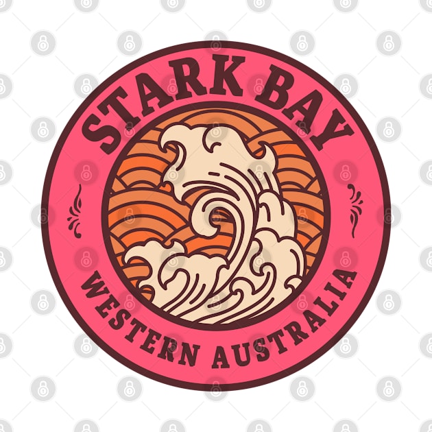 Stark Bay Australia Surf Badge by modeoftravel