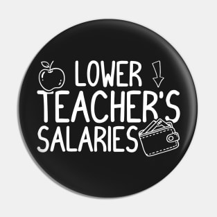 Funny Lower Teacher Salaries Abroad Pin
