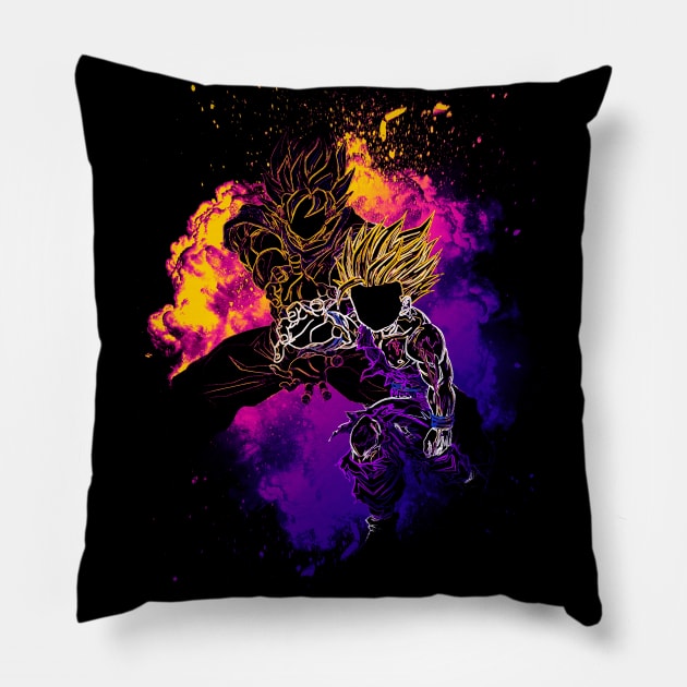 Father and Son's Soul Pillow by Donnie