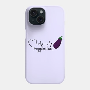 Eggplant in A Heartbeat Phone Case