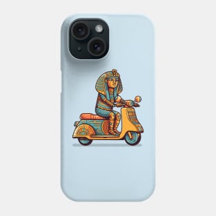 Pharaoh on Moped - Spooky Month Edition Phone Case