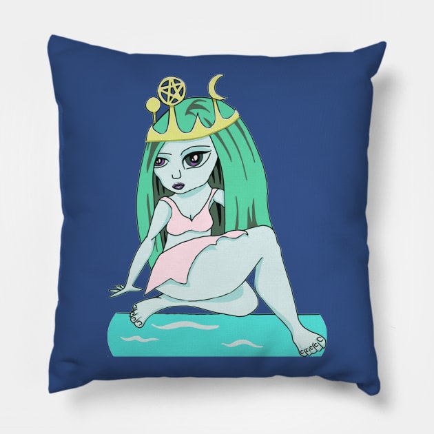 High Priestess Pillow by macpeters