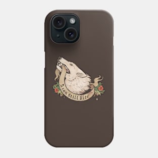 Wolf's Head - I Can Still Bite Phone Case