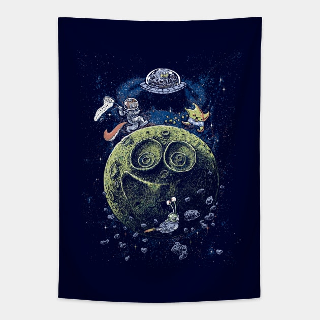 Sponge Planet Tapestry by georgeslemercenaire