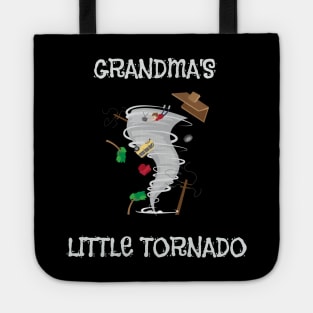 Cute Grandma's Little Tornado Kids Tote