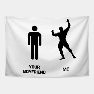 gym difference between your boyfriend and me Tapestry