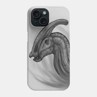 Parasaurolophus Sketch Phone Case