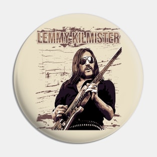 Lemmy Kilmister Pin