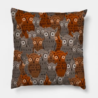 Cute Owl Pattern Pillow