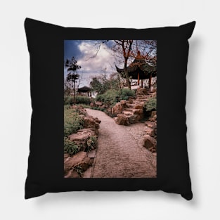 Formal Chinese Garden Pillow