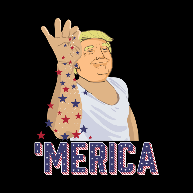 Trump Bae Funny 4th of July Trump Salt Freedom by peskyrubeus