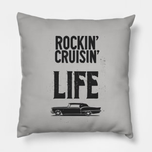 Black Limousine Cruising Pillow