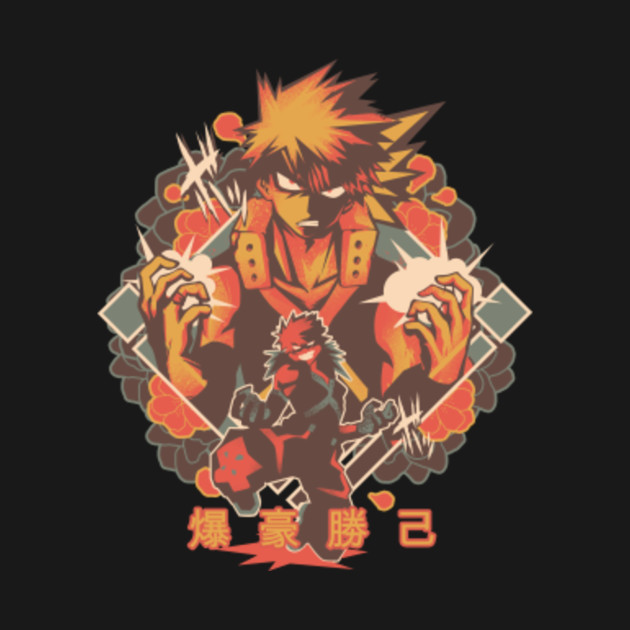 Disover Katsuki floral - Katsuki Bakugo - T-Shirt